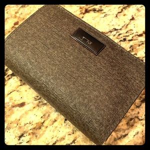 Earl Grey Tumi Wallet/ French Purse
